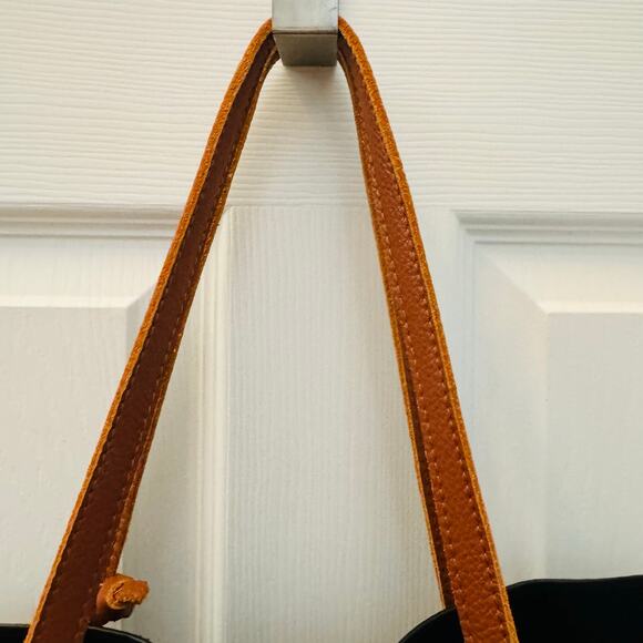 Navy Tote Shoulder Bag Purchased in Italy - Picture 2 of 10